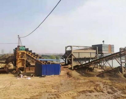 抽砂、筛分、水洗